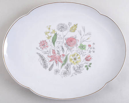 Irene 15" Oval Serving Platter