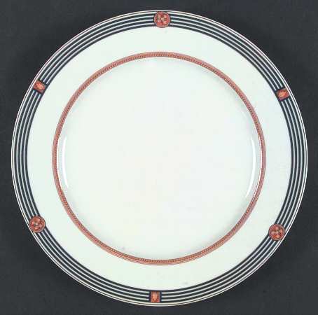Kent Uni Blue Dinner Plate