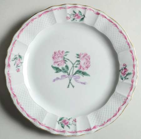 Les Deux Roses Salad Plate
