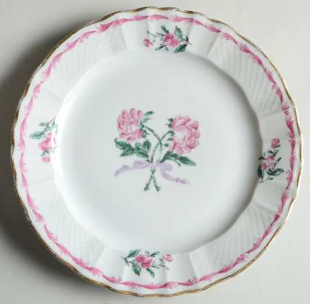 Les Deux Roses Dessert/Pie Plate