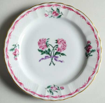 Les Deux Roses Bread & Butter Plate by Bernardaud
