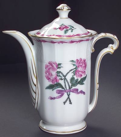 Les Deux Roses Mini Coffee Pot & Lid