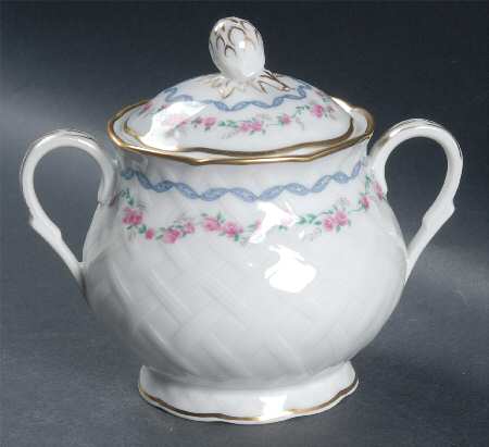 Louisiane Sugar Bowl & Lid by Bernardaud