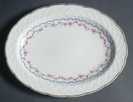 Louisiane 11" Oval Serving Platter by Bernardaud