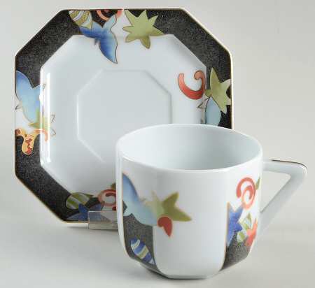 Macouba Flat Cup & Saucer Set
