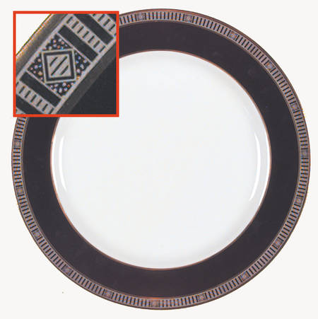 Madison Black Salad Plate
