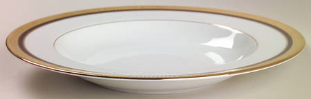 Madison Black Rim Soup Bowl