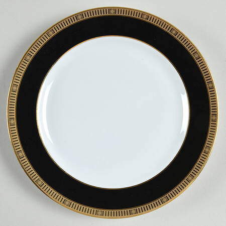Madison Black Salad Plate by Bernardaud