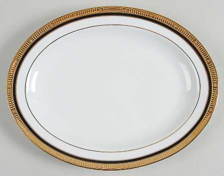 Madison Black 11" Oval Serving Platter