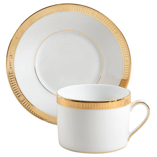 Flat Cup & Saucer Set