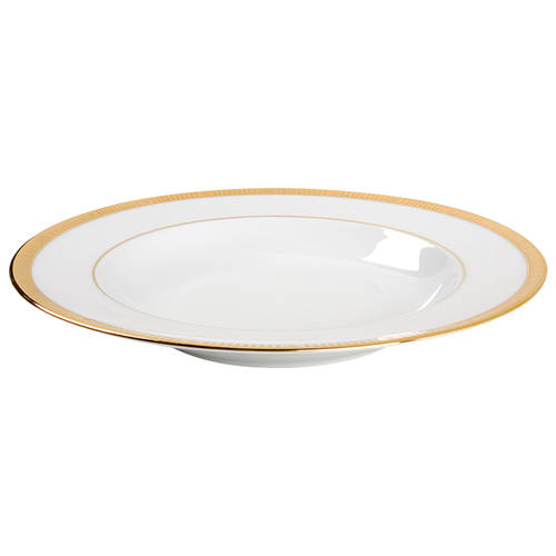 Madison Gold Rim Soup Bowl