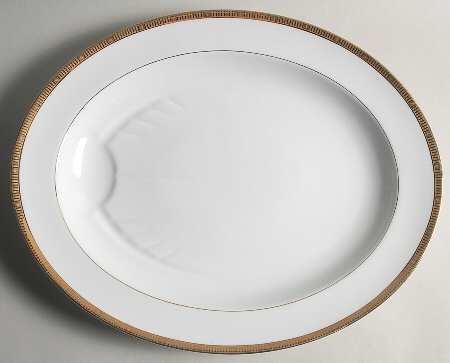 Madison Gold 17" Oval Serving Platter