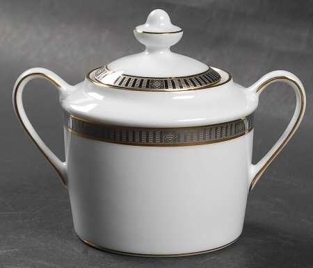 Madison Gold Sugar Bowl & Lid