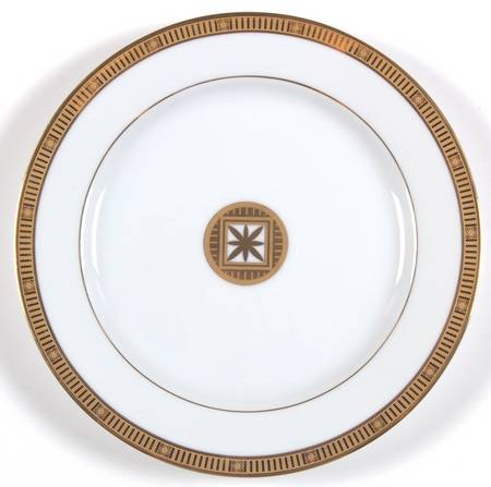 Madison Gold Accent Salad Plate