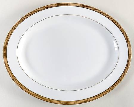 Madison Gold 13" Oval Serving Platter
