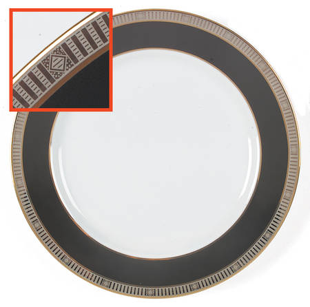 Madison Platinum Accent Salad Plate
