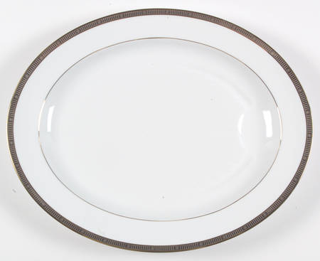 Madison Platinum 17" Oval Serving Platter