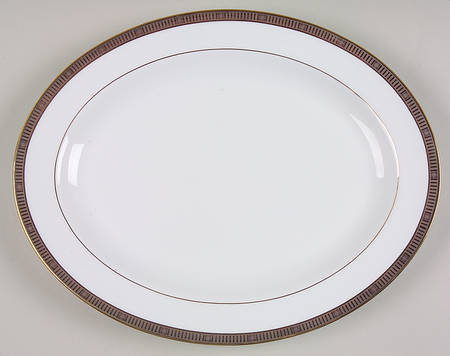 Madison Platinum 13" Oval Serving Platter
