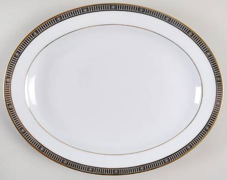 Madison Platinum 11" Oval Serving Platter