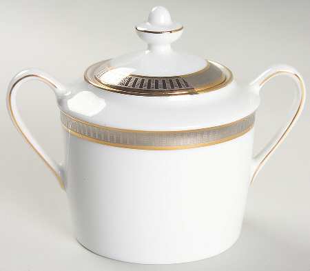 Madison Platinum Mini Sugar Bowl & Lid