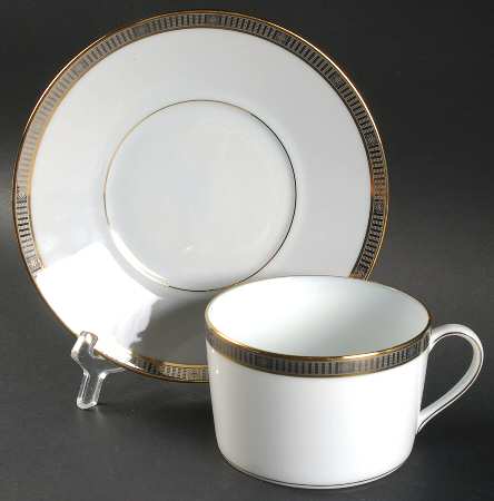 Madison Platinum Breakfast Cup & Saucer Set