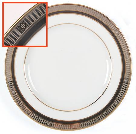Madison Platinum Accent Bread & Butter Plate