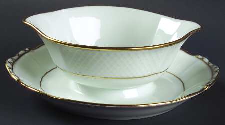 Malmaison Gravy Boat with Attached Underplate