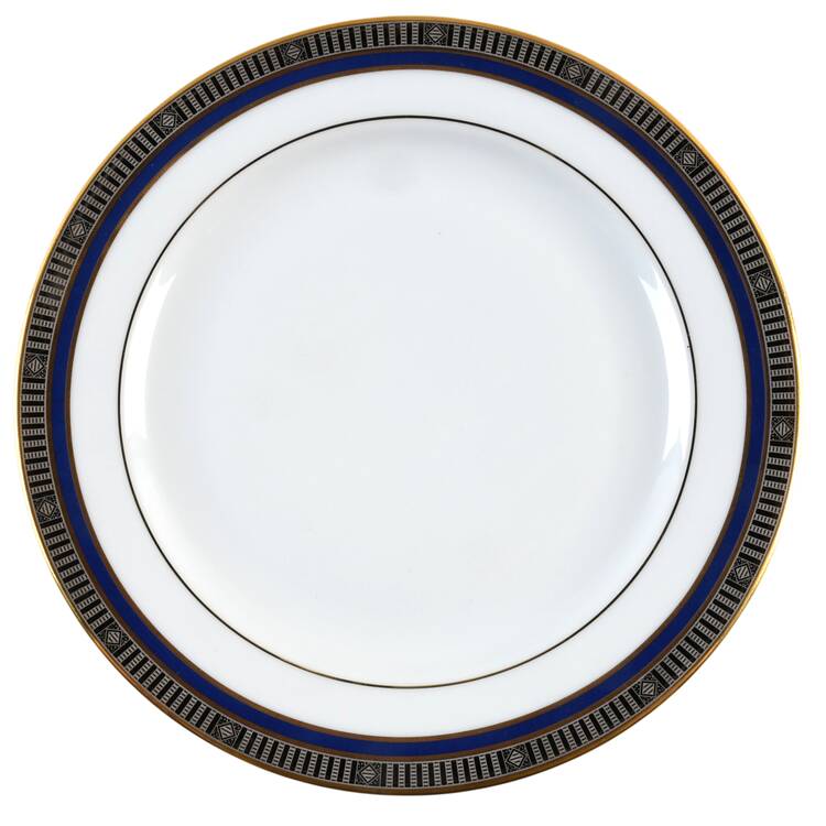 Madison Platinum Blue Dessert/Pie Plate