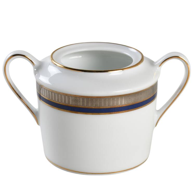 Madison Platinum Blue Sugar Bowl No Lid