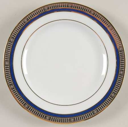 Madison Platinum Blue Bread & Butter Plate