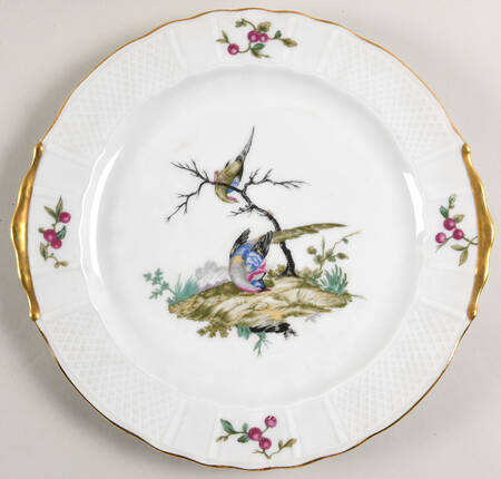 Mennecy Handled Cake Plate by Bernardaud
