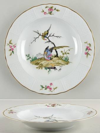 Mennecy Large Rim Soup Bowl