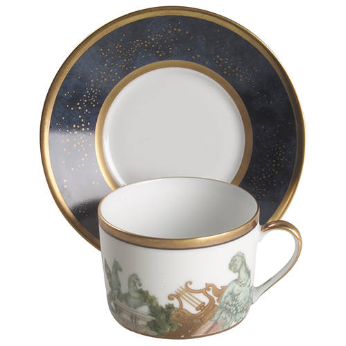 Metropoles Flat Cup & Saucer Set