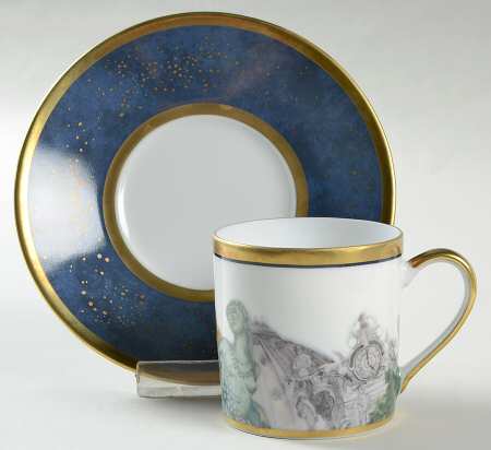 Metropoles Flat Demitasse Cup & Saucer Set