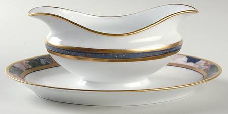 Metropoles Gravy Boat with Attached Underplate