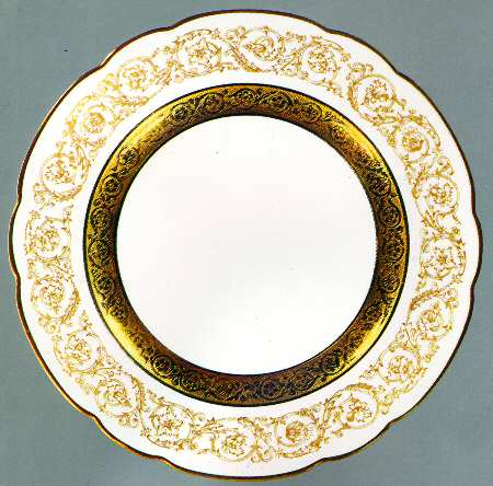 Monte Carlo-Gold Dinner Plate
