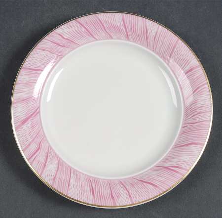 Moire Rose Bread & Butter Plate