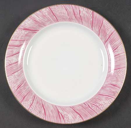 Moire Rose Salad Plate
