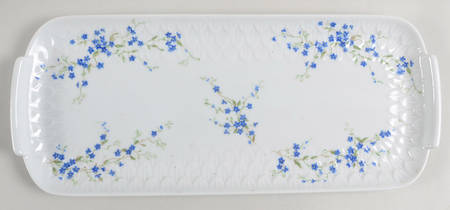 Myosotis 15" Oblong Cake Plate