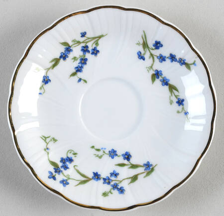 Myosotis Saucer for Demitasse Cup