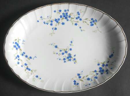 Myosotis 10" Oval Serving Platter