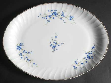 Myosotis 15" Oval Serving Platter
