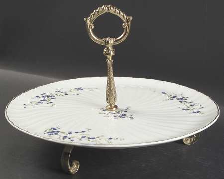 Myosotis Center Handled Serving Tray
