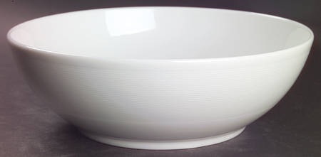 Nereides White 9" Salad Serving Bowl