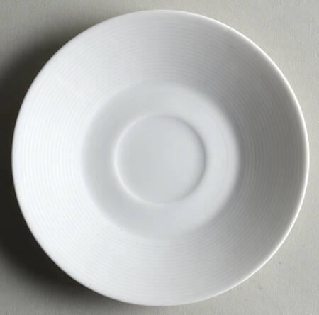Nereides White Saucer for Demitasse Cup