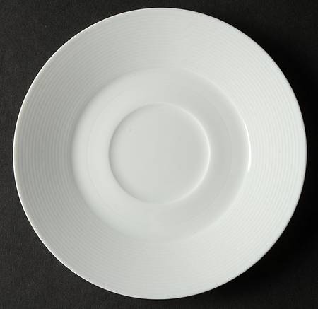Nereides White Saucer for Flat Cup