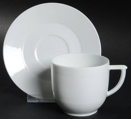 Flat Cup & Saucer Set