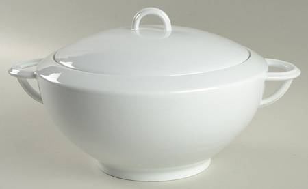 Nereides White Tureen &  Lid