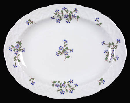 Nicole 13" Oval Serving Platter by Bernardaud