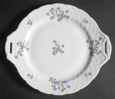 Nicole Handled Cake Plate by Bernardaud